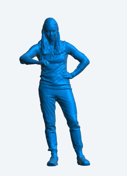 EMS29 – Scale Model Figure: Female Paramedic Checking Watch