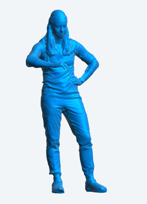 EMS29 – Scale Model Figure: Female Paramedic Checking Watch