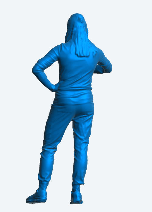 EMS29 – Scale Model Figure: Female Paramedic Checking Watch