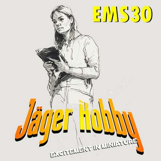 EMS30 – Scale Model Figure: Female Doctor with Stethoscope Checking Chart