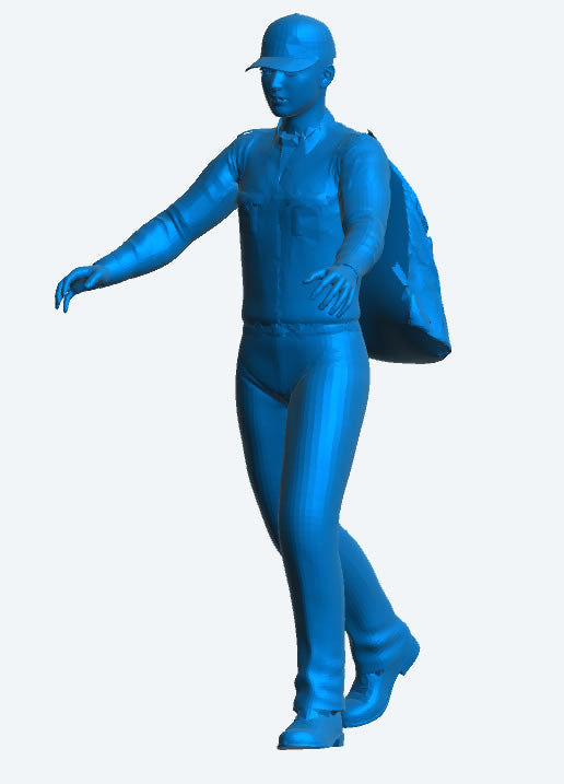 EMS31 Paramedic Pushing Stretcher – Scale Model Figure