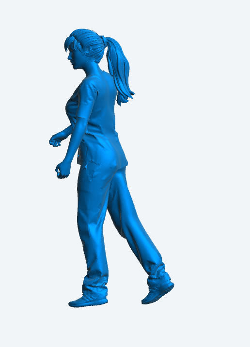EMS32 Female Nurse – Scale Model Figure