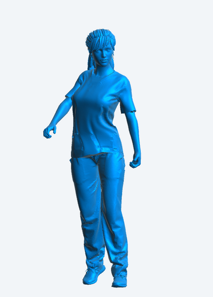 EMS32 Female Nurse – Scale Model Figure