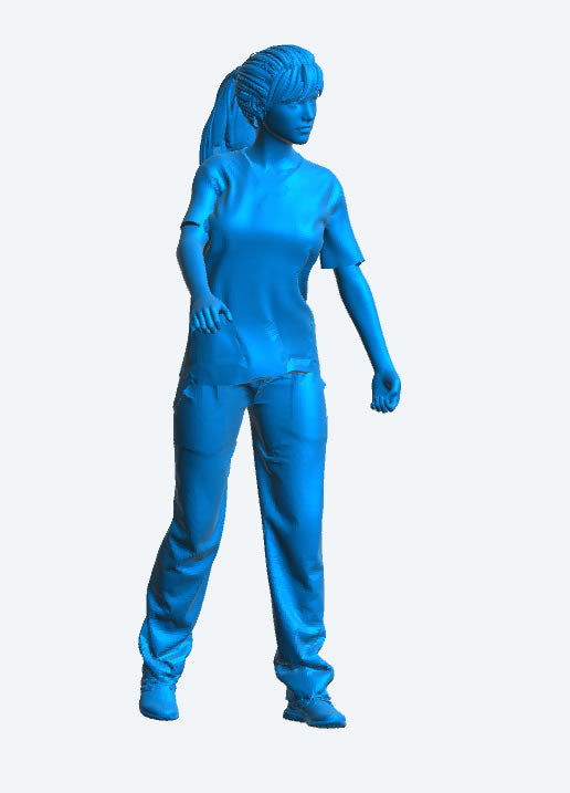EMS32 Female Nurse – Scale Model Figure