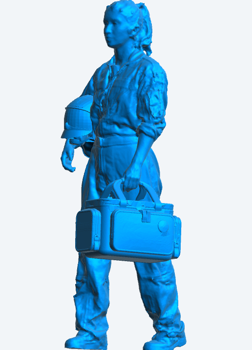 EMS37 Female Motorbike Paramedic – First Responder Unpainted