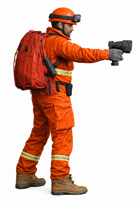 EMS44 Male SAR Operator – Thermal Imaging Rescue Specialist Unpainted