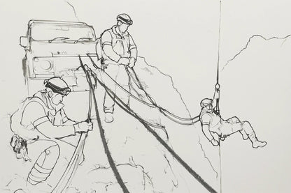 EMS46 Mountain Rescue Technician – High-Altitude Response Figure Unpainted