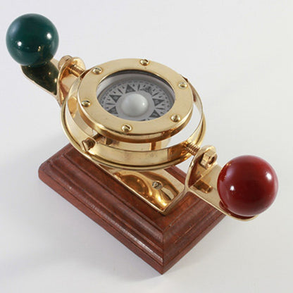 SA85 – Ship’s Brass Gimbal Surface Mount Compass