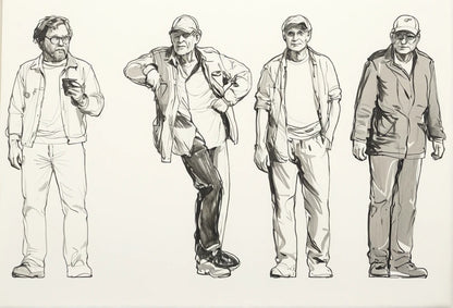 Jaws Orca Crew Scale Model Figure Concepts – Quint, Brody & Hooper