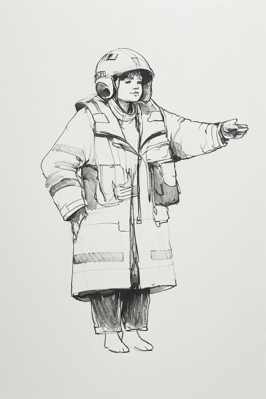 R9 – Future Lifeboat Crew – Child Figure Unpainted