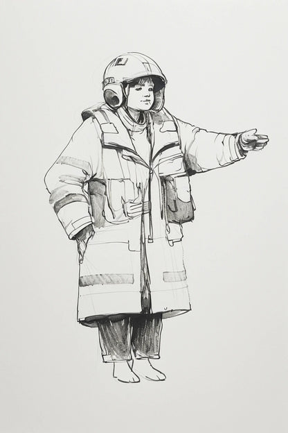 R9 – Future Lifeboat Crew – Child Figure Unpainted