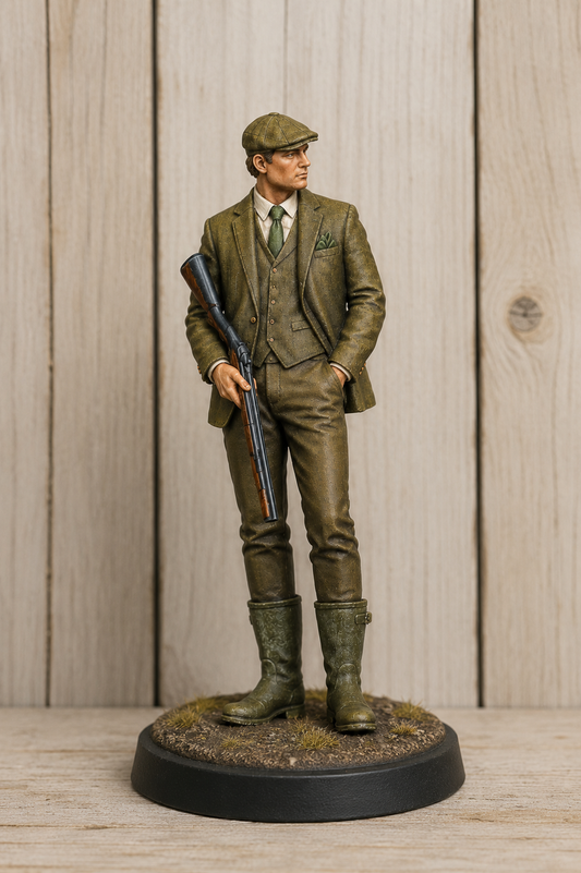 N77 Maßstabgetreue Modellfigur – Kanonenbesatzung der Royal Navy in Anti-Flash-Ausrüstung, unlackiert