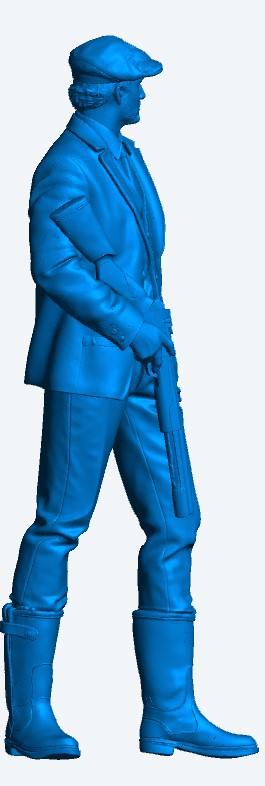 L10 Country Gentleman Figure – Relaxed Shooter Standing Pose Unpainted