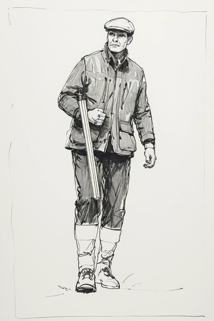 L10 Country Gentleman Figure – Relaxed Shooter Standing Pose Unpainted