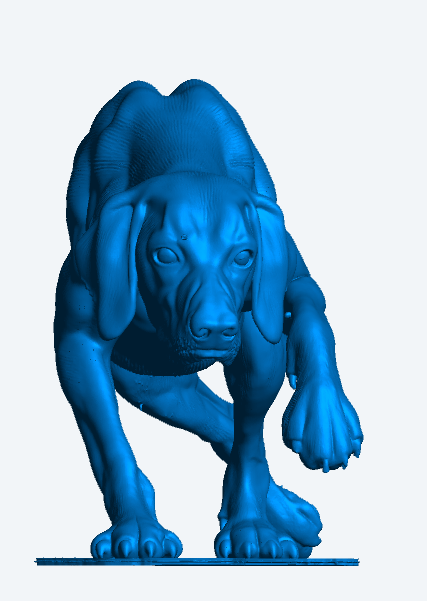 L19 Hungarian Vizsla Hunting Dog Miniature Figure Unpainted