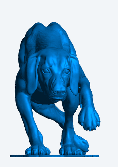 L19 Hungarian Vizsla Hunting Dog Miniature Figure Unpainted