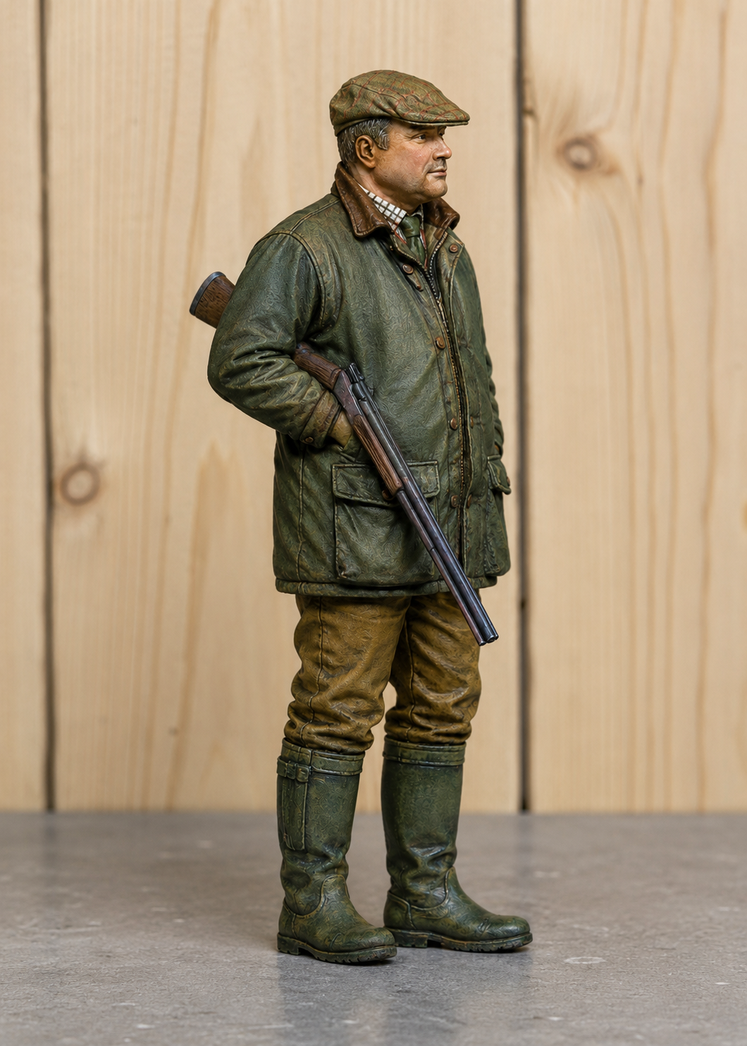 L1 Relaxed Male Shooter Figure – Pheasant & Clay Shooting Unpainted
