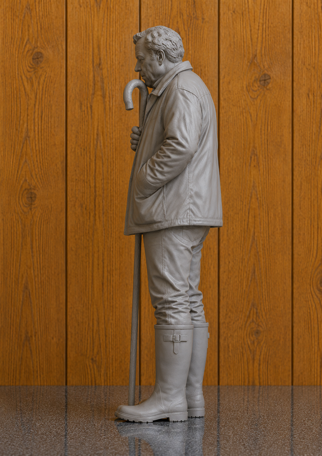 N77 Maßstabgetreue Modellfigur – Kanonenbesatzung der Royal Navy in Anti-Flash-Ausrüstung, unlackiert