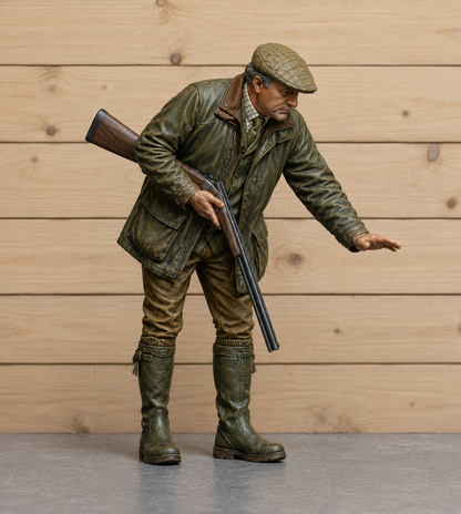 L2 Hunter Petting Gun Dog Figure – Country Sports Shooter Unpainted