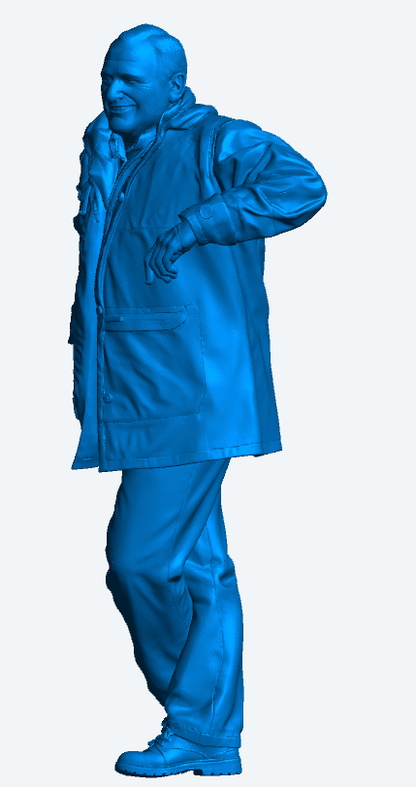 L30 Welsh Country Vet Figure – Unpainted Scale Model Rural Veterinarian Inspired by TV