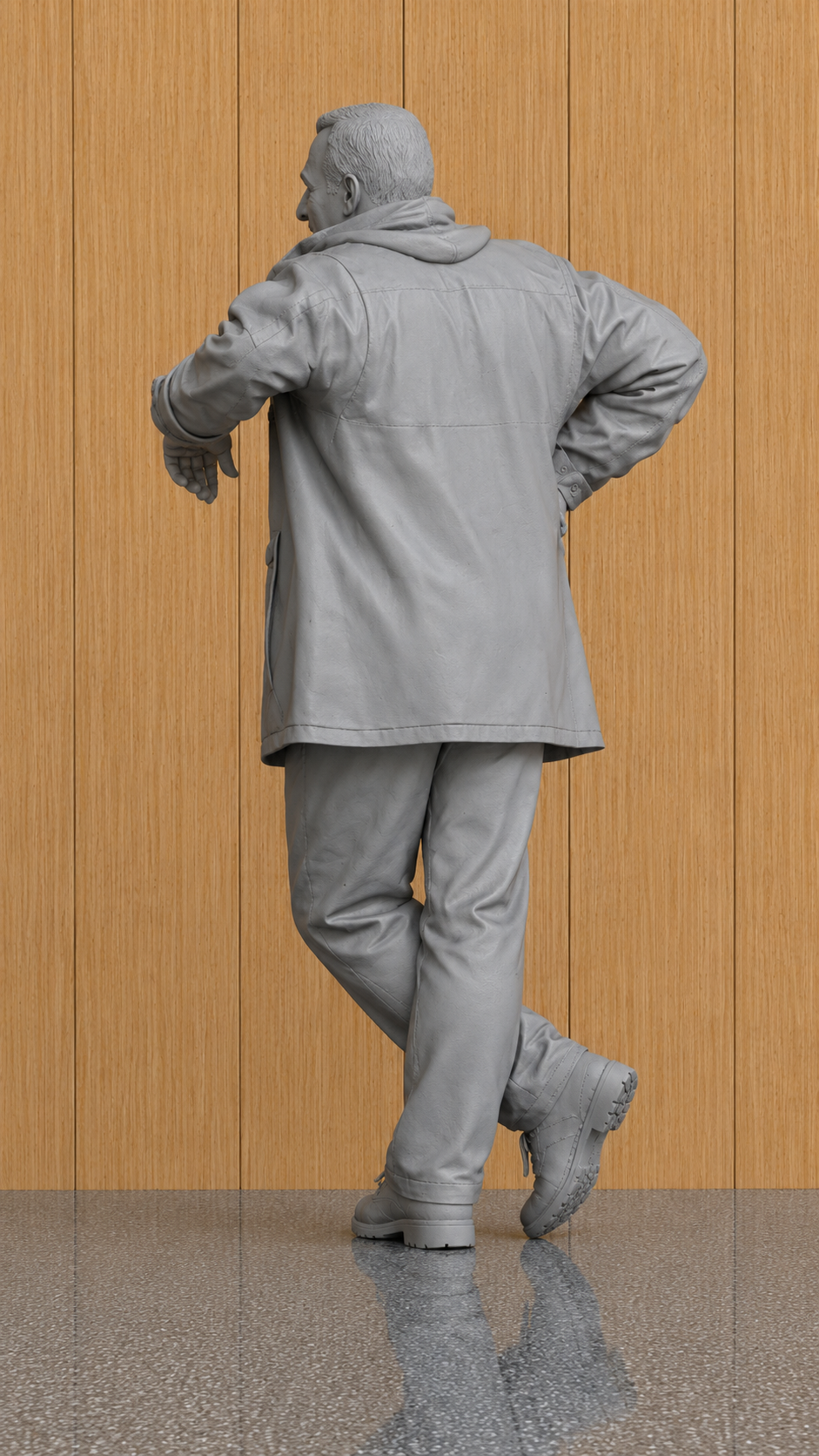 L30 Welsh Country Vet Figure – Unpainted Scale Model Rural Veterinarian Inspired by TV