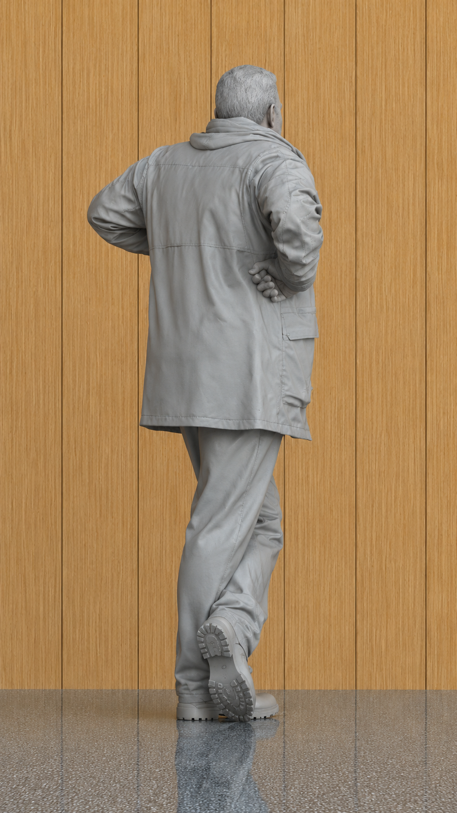 L30 Welsh Country Vet Figure – Unpainted Scale Model Rural Veterinarian Inspired by TV