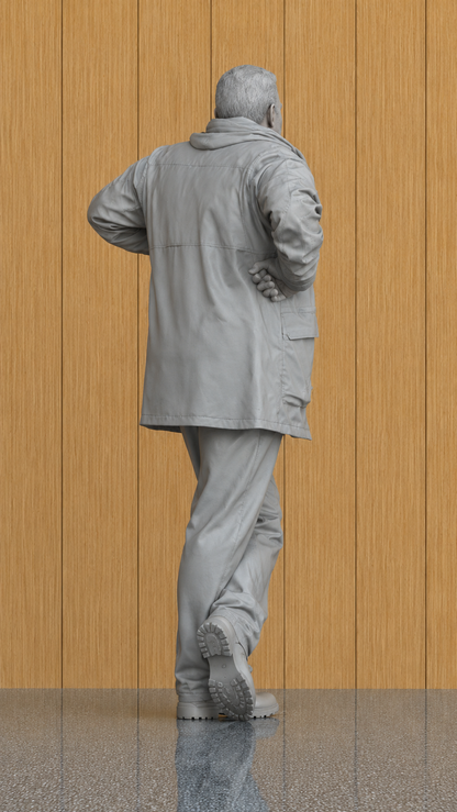 L30 Welsh Country Vet Figure – Unpainted Scale Model Rural Veterinarian Inspired by TV