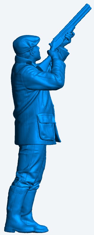 L3 Pull & Aim Shooter Figure – Clay and Game Shooting Sportsman Unpainted
