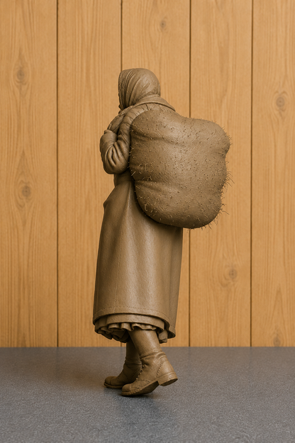 L36 Yorkshire Shepherdess Figure – Unpainted Scale Model Rural Farm Worker James Herriot's All Creatures