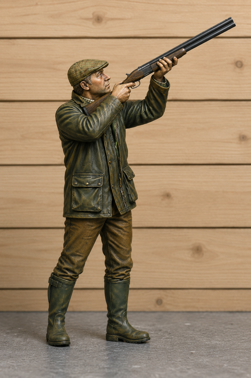 L3 Pull & Aim Shooter Figure – Clay and Game Shooting Sportsman Unpainted