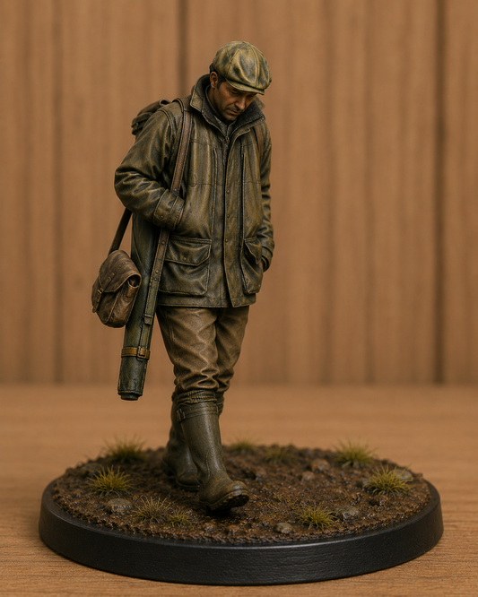N77 Maßstabgetreue Modellfigur – Kanonenbesatzung der Royal Navy in Anti-Flash-Ausrüstung, unlackiert