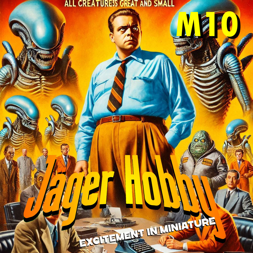 M10 M10 3D-printed resin model crew figure from Jager Hobby presents a detailed representation of a mature man with a slightly rounder physique