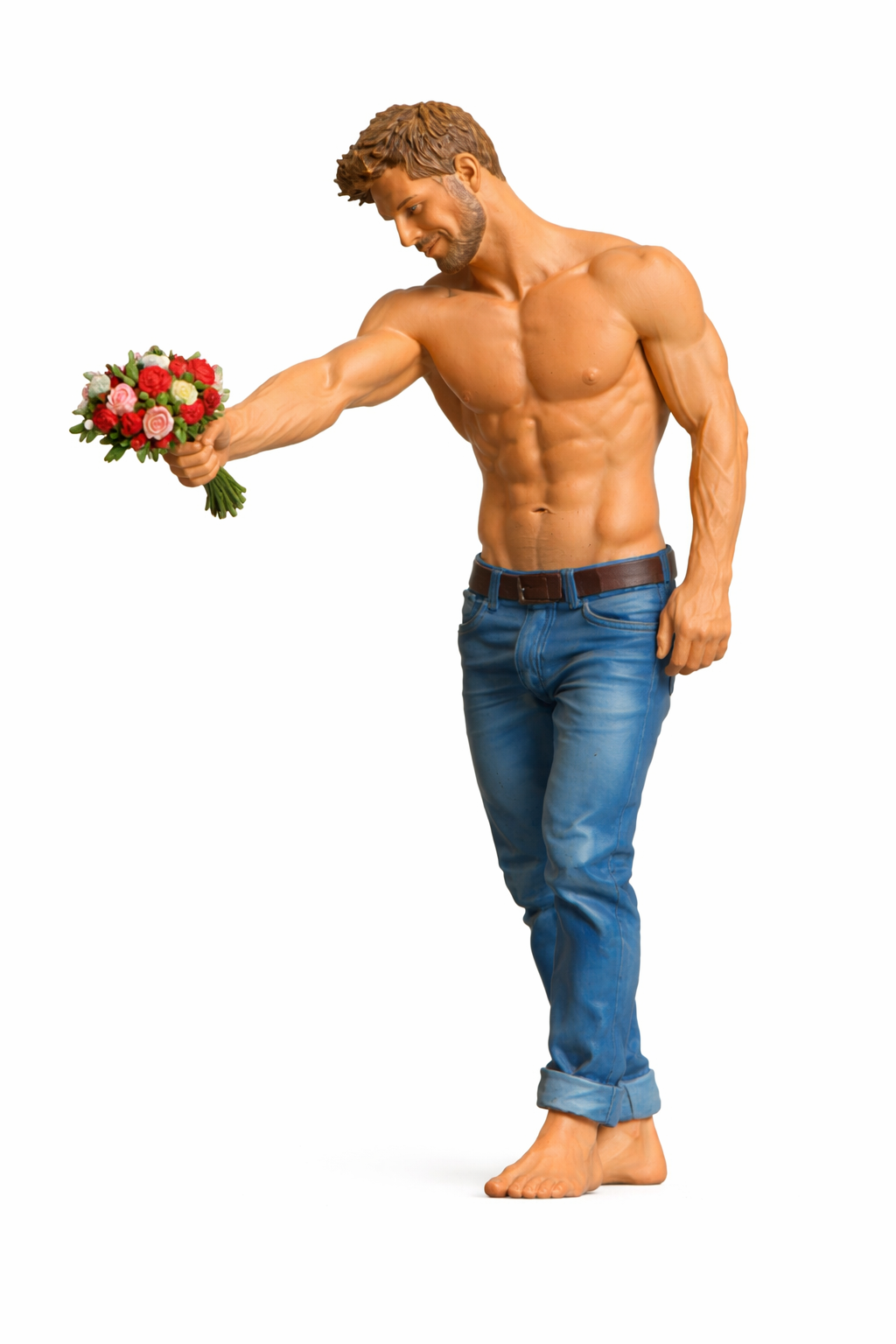 M109 Gardner Figure – “A Gentle Moment” Bouquet Figure Unpainted