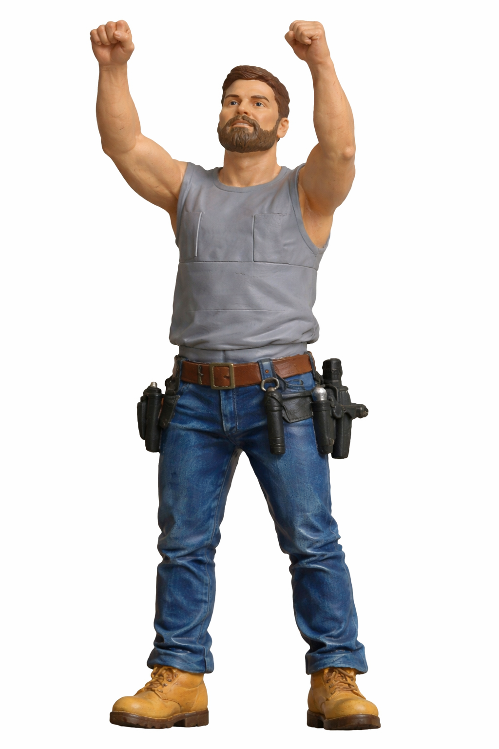M114 Workman Figure – Overhead Working Pose Unpainted