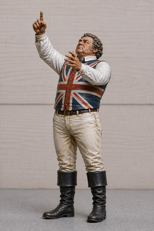 M126C John Bull Pointing at the Sky – WWII Scale Model Figure