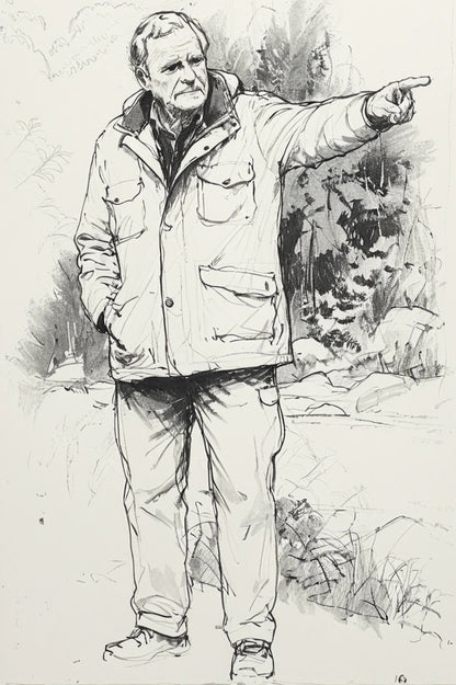 New Scale Model Figures - 22 July -Concept Figure – Celebratory Wildlife Presenter (Parody)