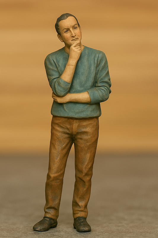 Model sailing boat RC Car Crew scale model figure
