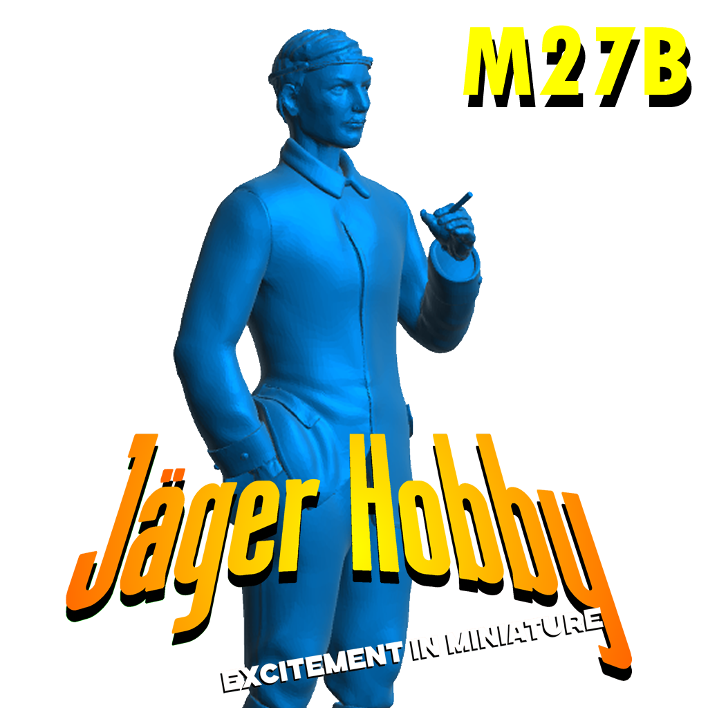 M27B Scale Model Well-Dressed Man Figure | Jager Hobby