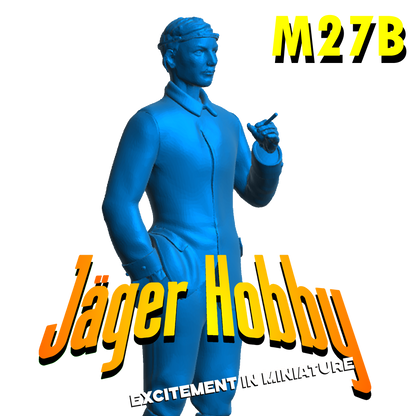 M27B Scale Model Well-Dressed Man Figure | Jager Hobby