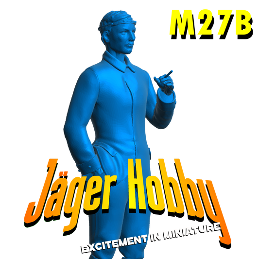 M27B Scale Model Well-Dressed Man Figure | Jager Hobby