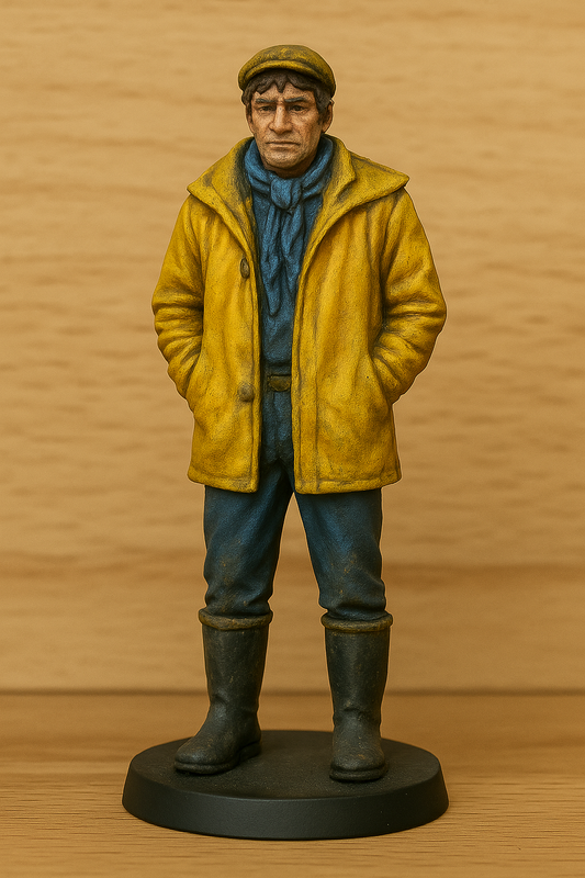 Rc fishing boat yachtsman sailor figure M2