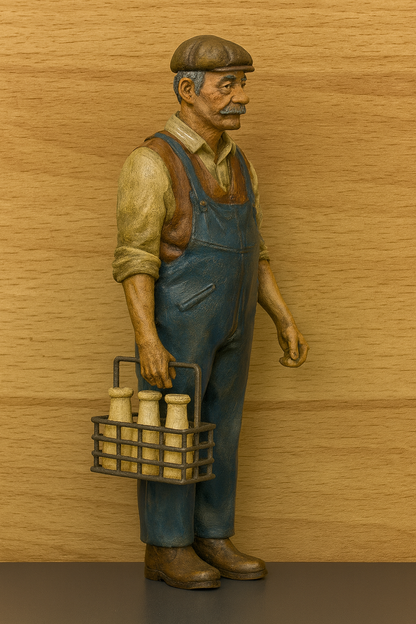 M30 Scale Model Early 20th Century Milkman Figure | Jager Hobby