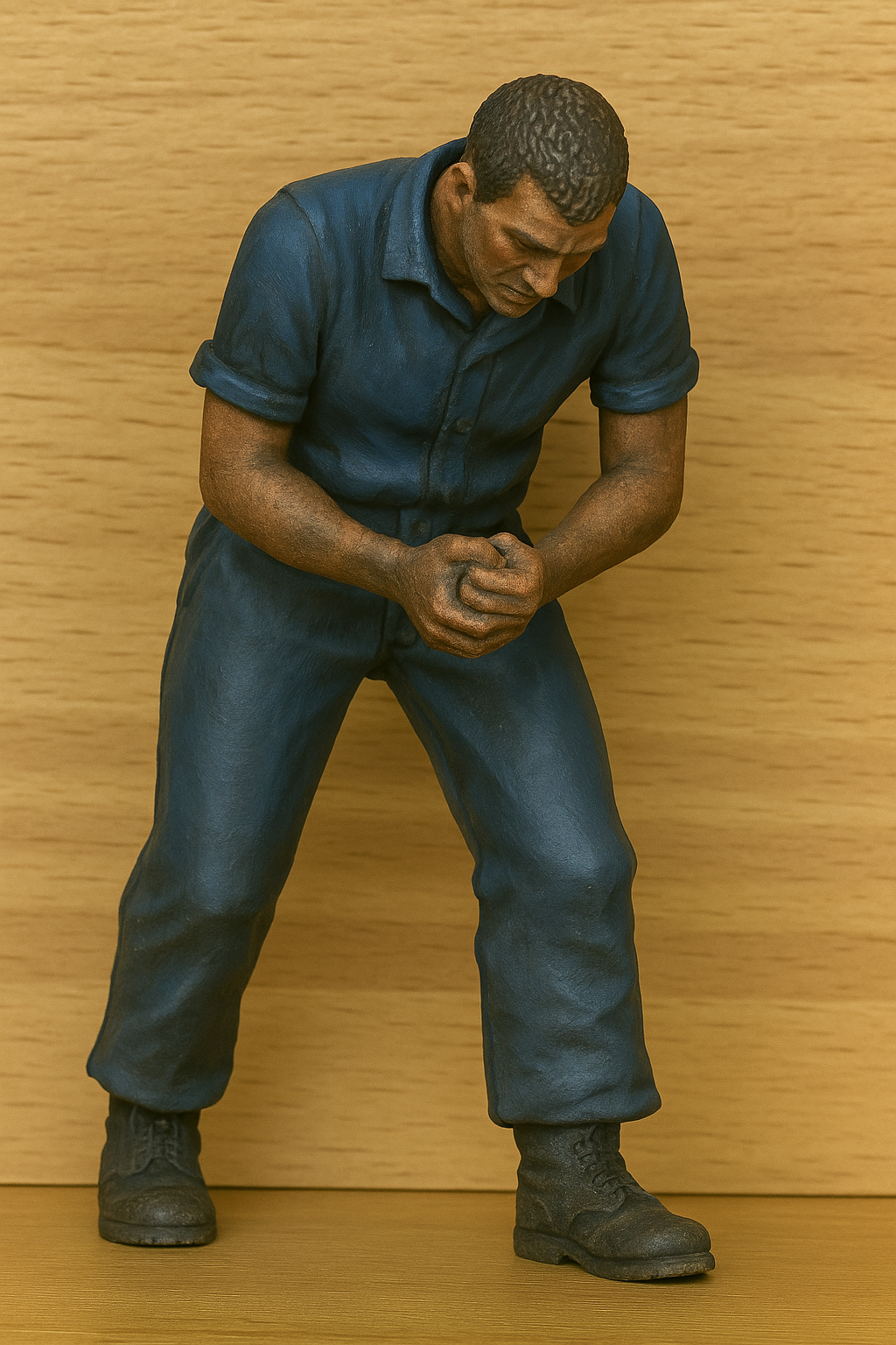 M46 Naval Crewman / Farm Worker Bent Holding – Scale Model Figure
