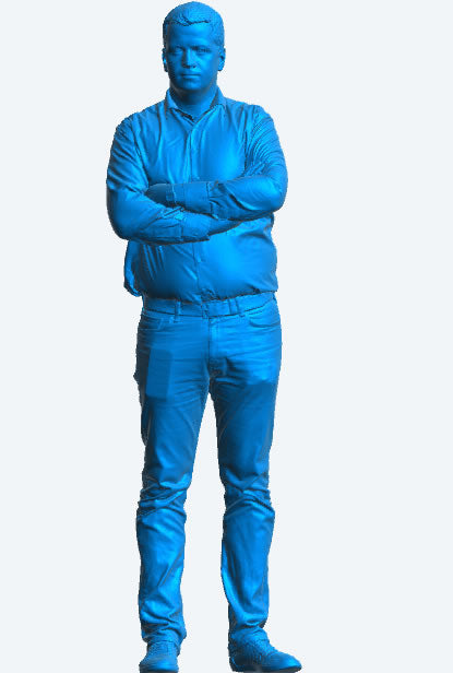 M57 – Man with Arms Crossed Looking Unimpressed | 1:43 Scale Diorama Figure