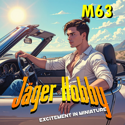 M63 – Young Trendy Male Driving a Car | 1:10 Scale Die-Cast Figure