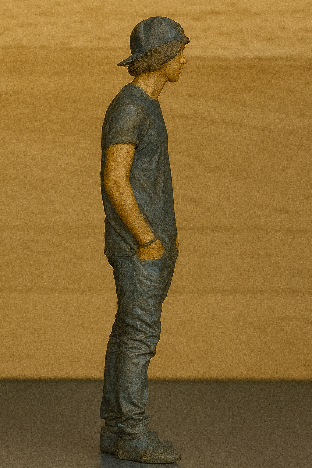 M90 – Casual Young Male Scale Model Figure (15mm–150mm)