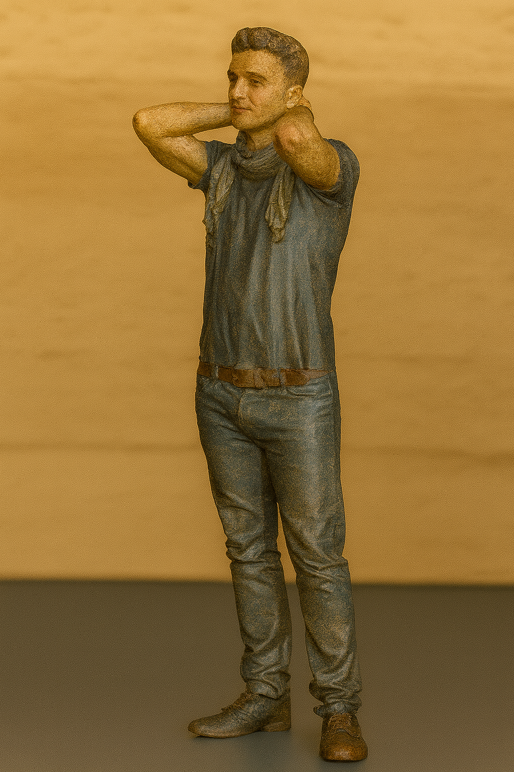 M91 – Scale model Relaxed Young Man Figure (15mm–150mm)