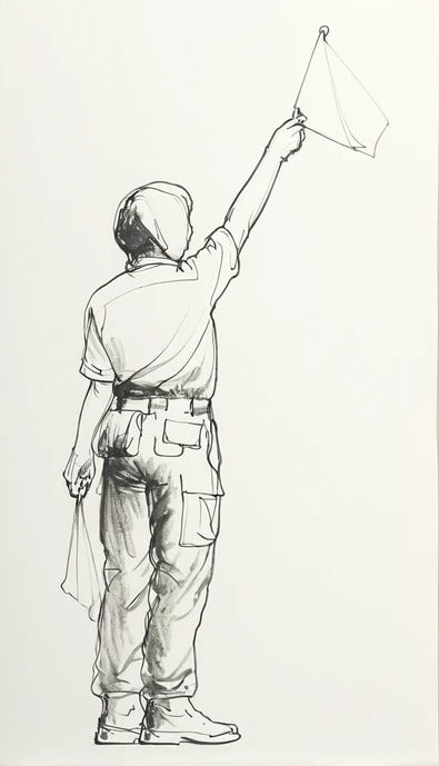 N34 Female Royal Navy Signal Crew Figure (Hijab) – Unpainted Multi-Scale Model