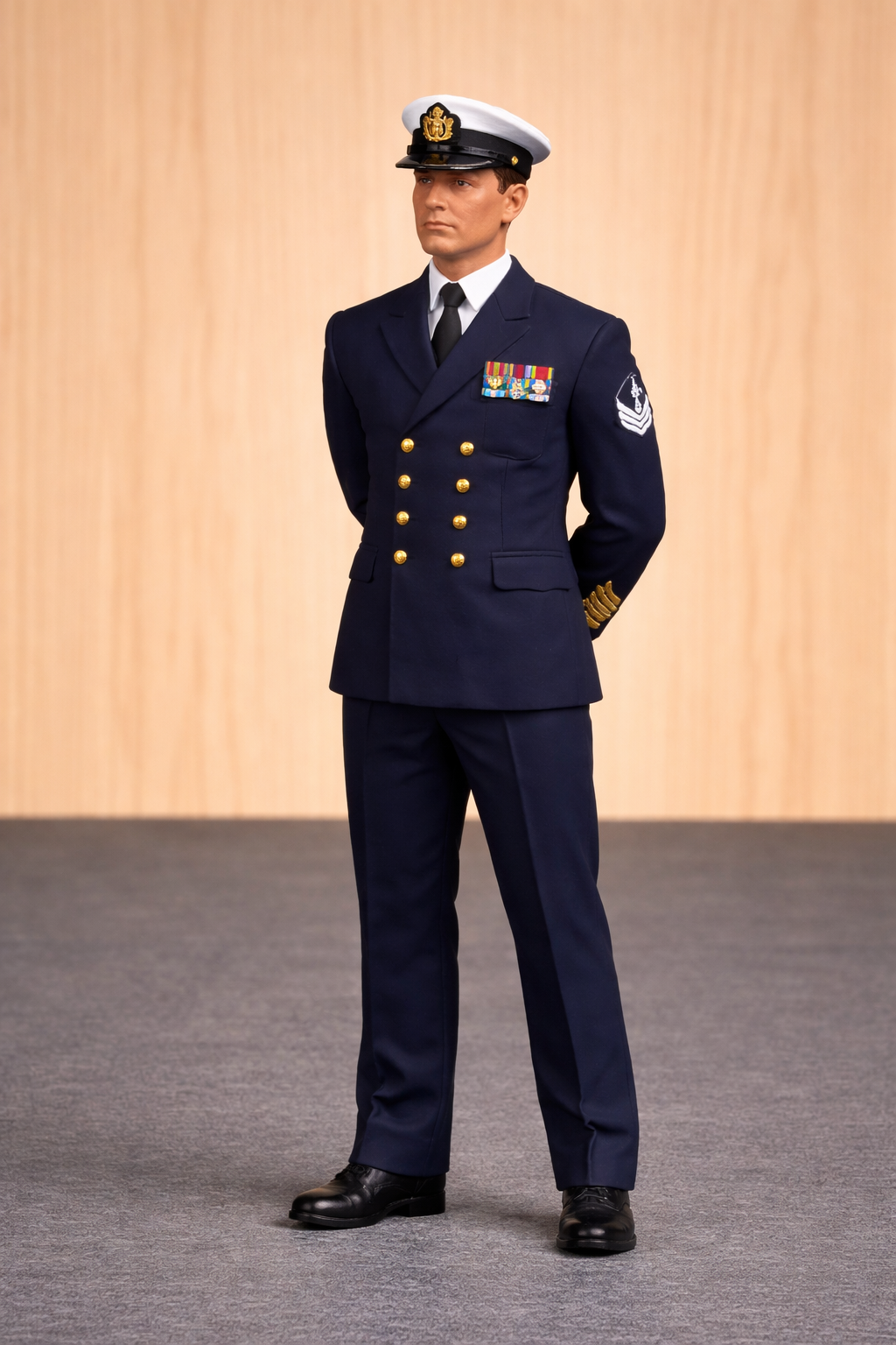 N53 Scale Model Figure – Naval Petty Officer at Ease (Unpainted)