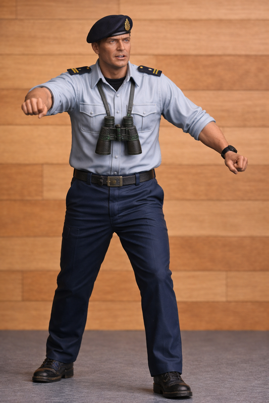 N68 Scale Model Figure – Royal Navy Giving Orders AWD, Unpainted